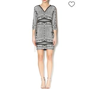 YOANA BARASCHI Maasai Dress Size small like new black and white